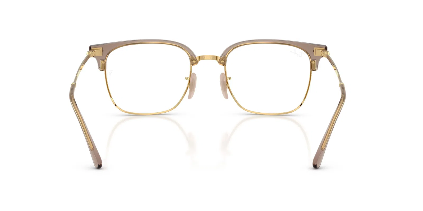 Ray-Ban New Clubmaster 7216 Eyeglasses - Blue On Gunmetal - view 31